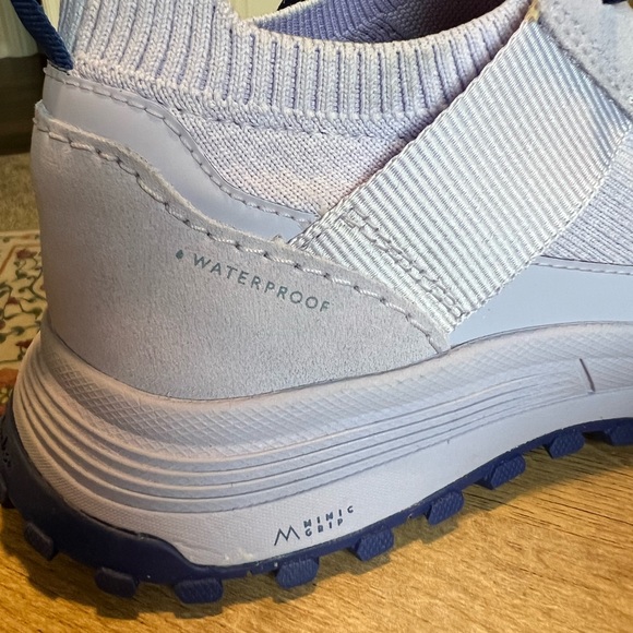 Clarks: ATL Trek Knit Waterproof Lilac Shoe - Picture 8 of 10